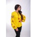 Embroidered Blouse "Bohemian Roses" yellow